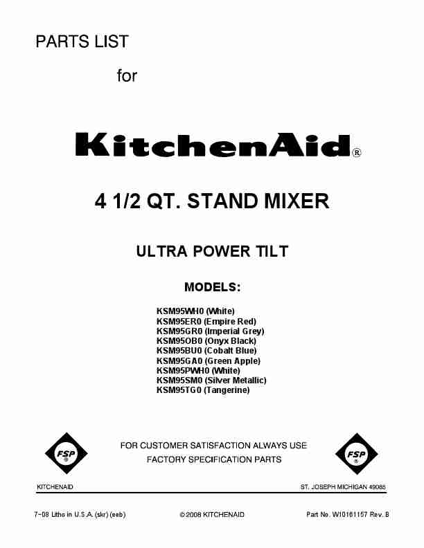 KitchenAid Mixer KSM95PWH0-page_pdf